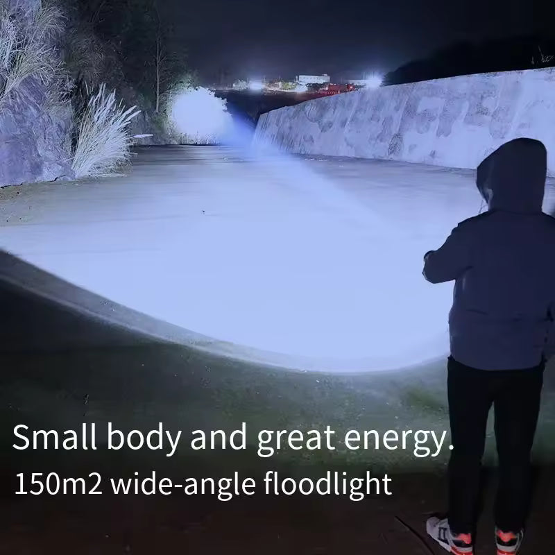 Mini Handheld LED Flashlight With 3 Super Bright LED Bulbs