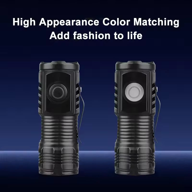 Mini Handheld LED Flashlight With 3 Super Bright LED Bulbs