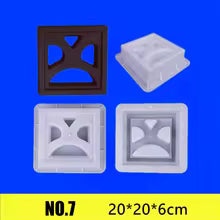 Hollow Plastic Brick molds For Garden Decoration
