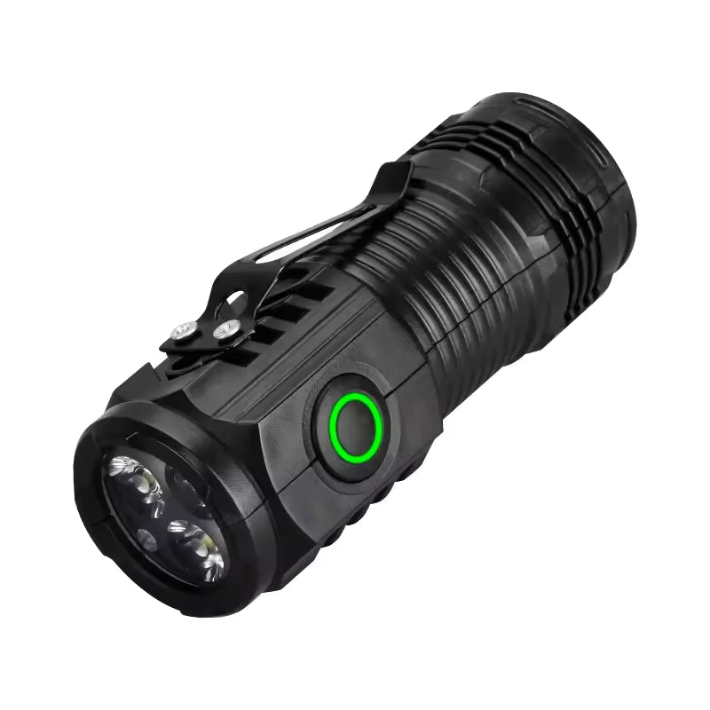 Mini Handheld LED Flashlight With 3 Super Bright LED Bulbs