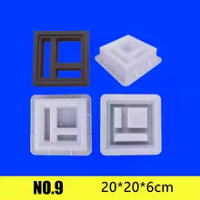 Hollow Plastic Brick molds For Garden Decoration