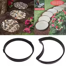Path Maker Mold Plastic Concrete Molds Reusable DIY Manually Cement Brick Stone Road Garden Buildings Paving Mold Decor Jardin