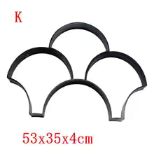 Path Maker Mold Plastic Concrete Molds Reusable DIY Manually Cement Brick Stone Road Garden Buildings Paving Mold Decor Jardin
