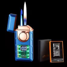 New hot selling windproof gas powered electronic lighter