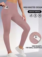 Super soft waist shaping leggings with high waist pockets
