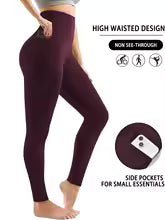 Super soft waist shaping leggings with high waist pockets