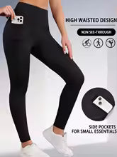 Super soft waist shaping leggings with high waist pockets
