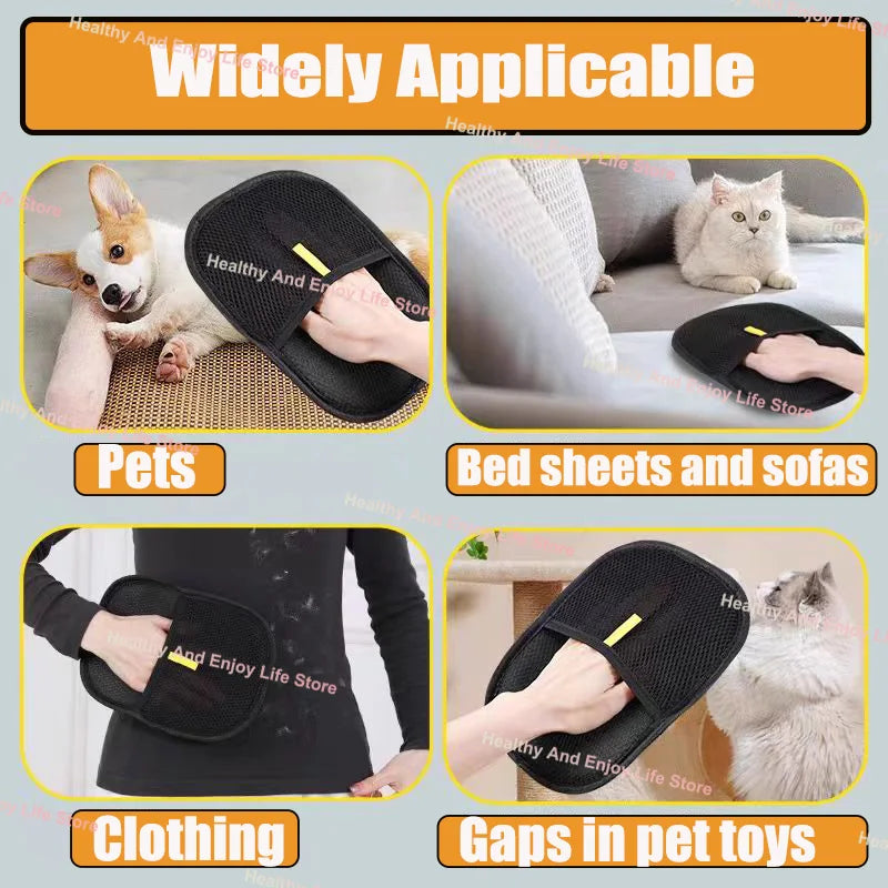 Pet Hair Removal and Cleaning Gloves
