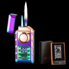 New hot selling windproof gas powered electronic lighter