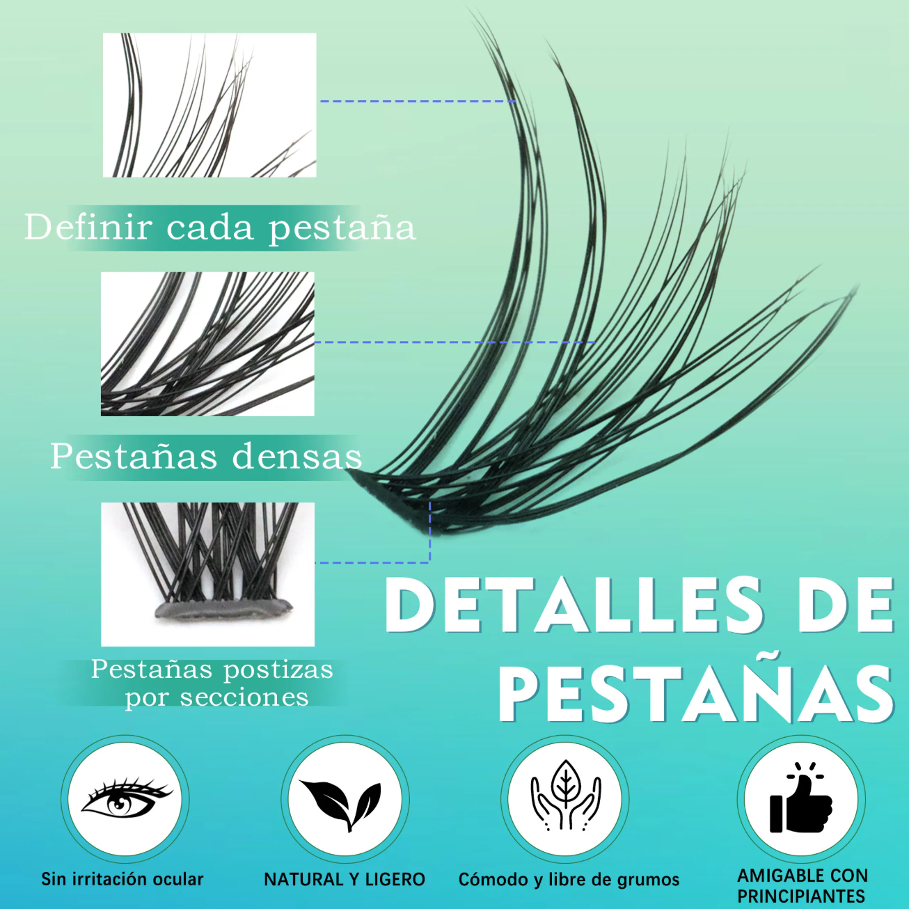 280 PCS DIY lashes extension kit D Curl 8-16mm lash clusters false eyelashes and Eyelashes Makeup Tools bond and seal ＆ remover
