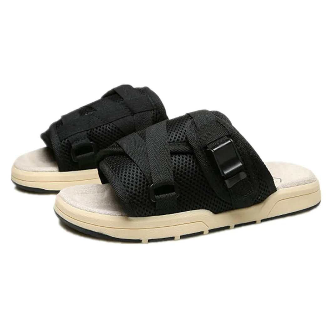 Fashionable anti-slip fringed fabric slippers