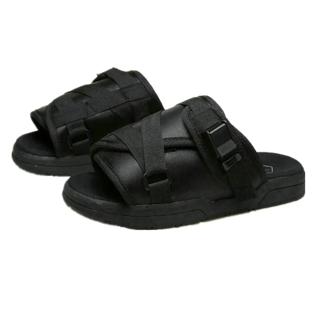 Fashionable anti-slip fringed fabric slippers