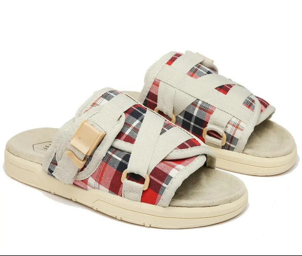 Fashionable anti-slip fringed fabric slippers
