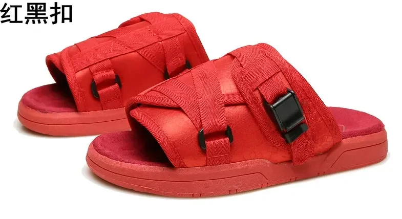 Fashionable anti-slip fringed fabric slippers