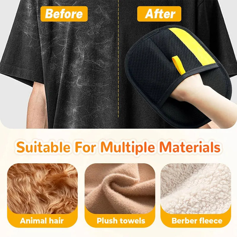 Pet Hair Removal and Cleaning Gloves