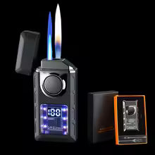 New hot selling windproof gas powered electronic lighter