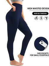 Super soft waist shaping leggings with high waist pockets