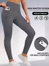Super soft waist shaping leggings with high waist pockets